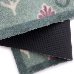 Ditsy Floral Green Washable Doormat - thumbnail 3