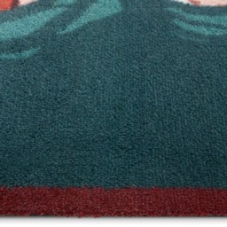 Swimming Ducks Teal Washable Doormat - thumbnail 3