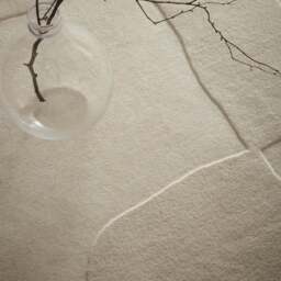 Sculptured Wool Rug Boulder Cream - thumbnail 4