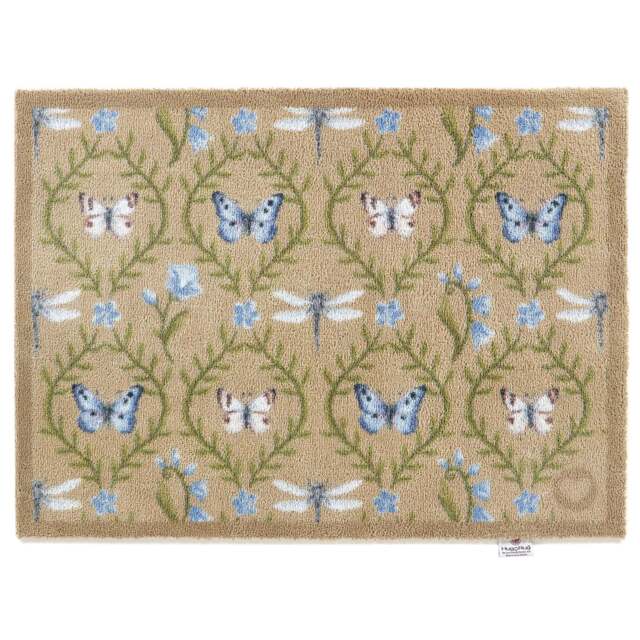 Wild Meadow Beige Green Doormat - image 1