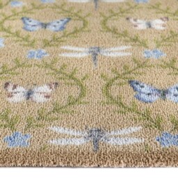 Wild Meadow Beige Green Doormat - thumbnail 4