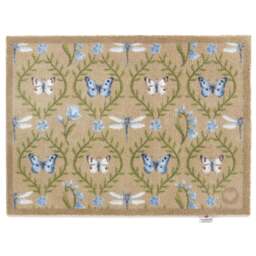 Wild Meadow Beige Green Doormat - thumbnail 1