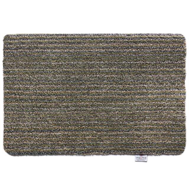 Candy Sage Green Stripe Doormat - image 1