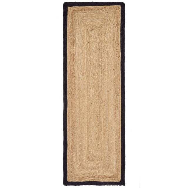Jute Border Runner Black - image 1