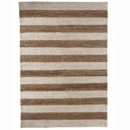 Bondi Jute Stripe Cream/Natural Rug