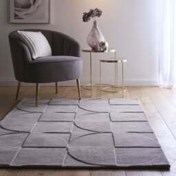 Penny Rug Grey Mauve - thumbnail 1