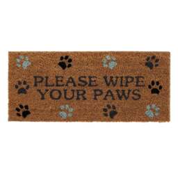 Coir Insert Please Wipe Your Paws Doormat
