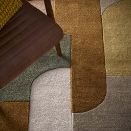 Retro Deco Rug Tan - thumbnail 5