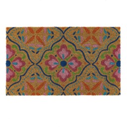 Bright Tile Coir Doormat