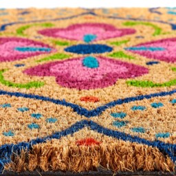 Bright Tile Coir Doormat - thumbnail 3