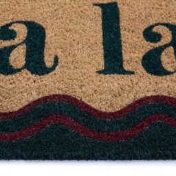 Christmas Fa La La La La Coir Doormat - thumbnail 3