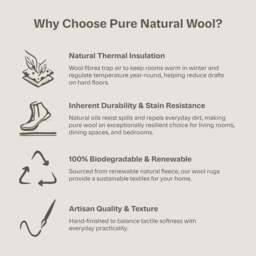 Sculptured Wool Rug Boulder Cream - thumbnail 3