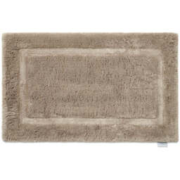 Bamboo Border Latte Bathmat