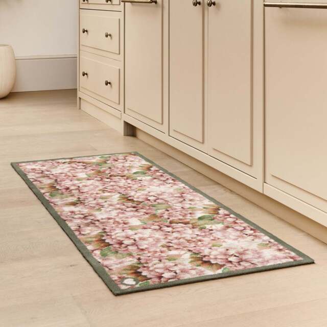 Wild Hydrangea Washable Runner - image 1
