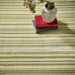 Fine Stripes Rug Green - thumbnail 4