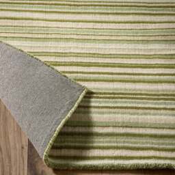 Fine Stripes Rug Green - thumbnail 5