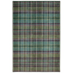 Isla Plaid Emerald Eco-Washable Rug