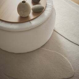 Sculptured Wool Rug Pebble Oatmeal - thumbnail 4