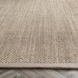 Sisal Light Beige with Sand Border Runner - thumbnail 3