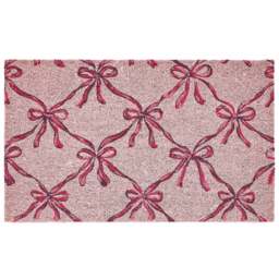 Blush Bows Coir Doormat - thumbnail 1