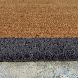Printed Coir Border Grey Blue Doormat - thumbnail 4