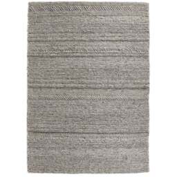 Chunky Knit Rug Grey/Natural - thumbnail 2