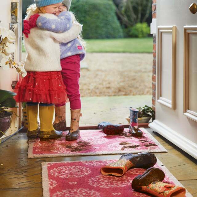 Home 37 Pink Washable Doormat - image 1