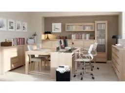 Modern Office Study Furniture Set 1 Sonoma Oak - Kaspian - thumbnail 1