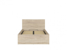 Modern Sturdy Ottoman Euro 120cm Small Double Bed Frame Gas Lift Up Storage Sonoma Oak - Tetrix - thumbnail 4