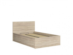 Modern Sturdy Ottoman Euro 120cm Small Double Bed Frame Gas Lift Up Storage Sonoma Oak - Tetrix - thumbnail 2