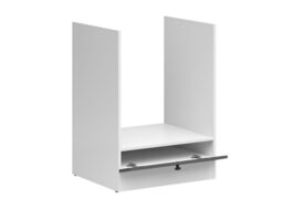 Kitchen Oven Housing Cabinet 600mm Modern Freestanding Unit 60cm Shaker Dark Grey - Junona - thumbnail 3
