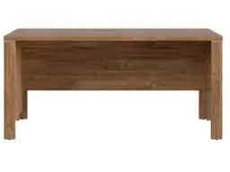 Office Desk with Pedestal Drawers 160cm Desk and Under Desk Storage Mobile Unit Medium Oak Effect - Gent - thumbnail 4