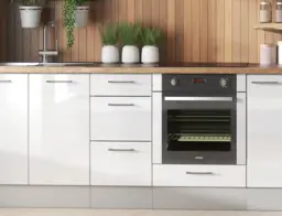 Kitchen Cupboard Pull Out Storage Basket Freestanding 200mm Unit White Gloss Base Cabinet – Ella - thumbnail 3
