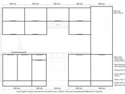 Kitchen Cabinets Cupboards 11 Unit Pantry 600 Larder DIY Set 300cm Light Grey Gloss - Star - thumbnail 3