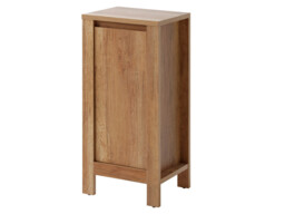 Bathroom Furniture Set 800mm Vanity Sink Cabinet Freestanding Tallboy Unit Oak Finish - Classic Oak - thumbnail 4