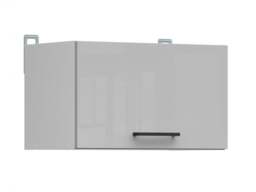 Kitchen Extractor 500mm Housing Lift Up Door Wall Cabinet 50cm Unit Grey Gloss - Junona - thumbnail 2
