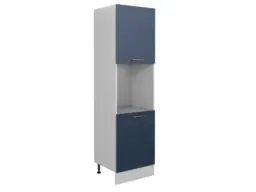 Tall Oven Housing Unit Midnight Blue 600mm Kitchen Cabinet for Single Eye Level Oven Dark Navy - Nora - thumbnail 3