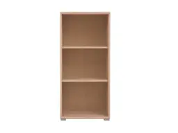 Bookcase Open Shelf Cabinet Shelving Unit Small Slim Filing Storage Modern Sonoma Oak Effect Office Study - BRW OFFICE - thumbnail 1