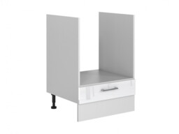 Kitchen Cabinets Cupboard Set 6 Units Oven Housing 180cm Soft Close White High Gloss - Ella - thumbnail 4