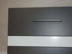 Corner Kitchen Cabinet 1000mm Base Unit 100cm Right L Shaped Grey and White Gloss Modern Free Standing - Junona - thumbnail 4