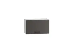 Kitchen Wall Cabinet Extractor Fan Unit Cooker Hood Housing Dark Grey 600mm Half Height Cupboard - Clara - thumbnail 3