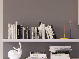 Modern Short Shelf Floating Wall Mounted Design White Matt Finish 105cm - Kaspian - thumbnail 2