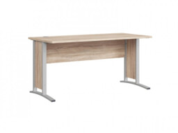 Large Desk for Home Office 150cm Metal Frame Modern Scratch Resistant Sonoma Oak Effect - BRW OFFICE - thumbnail 4