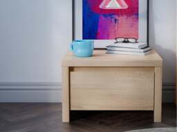 Shoe Cabinet Small Cupboard Pull Down Door Hallway Entrance Hall Sonoma Oak Storage - Kaspian - thumbnail 2