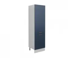 Kitchen Pantry Cupboard Free Standing Tall Larder 600mm Midnight Blue Storage Unit Dark Navy Cabinet - Nora - thumbnail 3