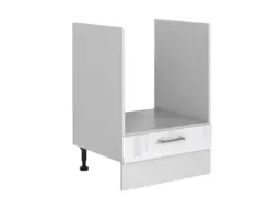 Kitchen Cabinets Cupboards 8 Unit Set with Oven Housing Scandi White High Gloss DIY 240cm Complete Kitchen - Ella - thumbnail 4