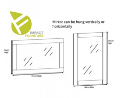 Modern Hallway Set: Mirror Unit, Shoe Bench Seat, Compact Sideboard, Mirror and Wall Hooks Medium Oak Effect - Gent - thumbnail 4
