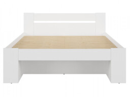 White King Size Bed Frame with Storage Shelves and Euro Solid Wood Slats - Nepo - thumbnail 2