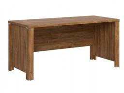 Computer Desk Work Station Modern Large Home Office Study Table 160cm Medium Oak Effect - Gent - thumbnail 3