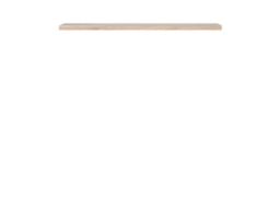 Modern Short Shelf Floating Wall Mounted Design Sonoma Oak Effect Finish 105cm - Kaspian - thumbnail 3